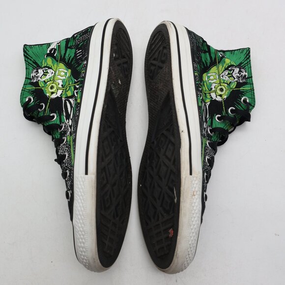Converse All Star Hi DC Comics Green Lantern Shoes Men's 12 Women's 14 Graphic - Picture 8 of 12